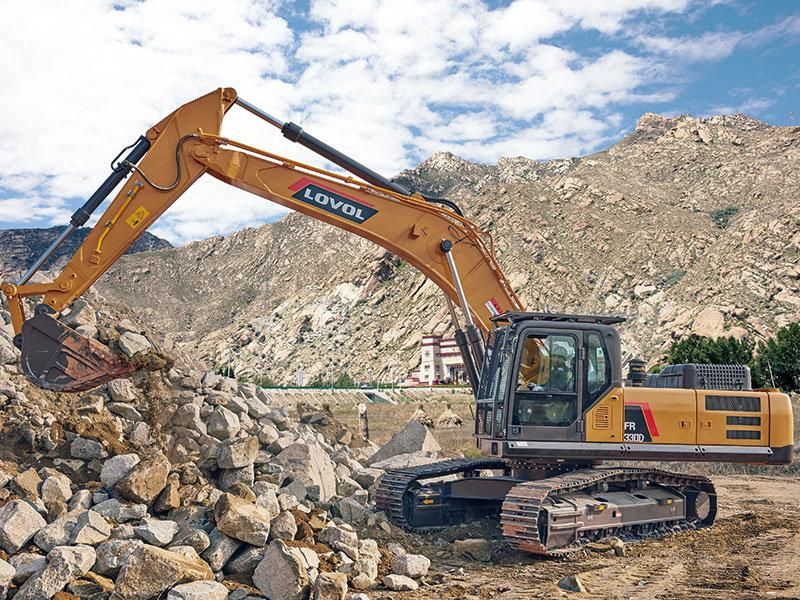 Cheap Price China Lovol 14tons Crawler Excavator 0.58cbm Hydraulic Excavator Fr150e2