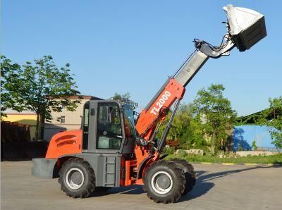 Telescopic Boom Wheel Loader with EPA Approved Engine Option