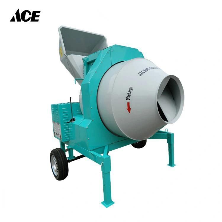 350L Self Loading Tilting Drum Diesel Concrete Cement Mixer Portable