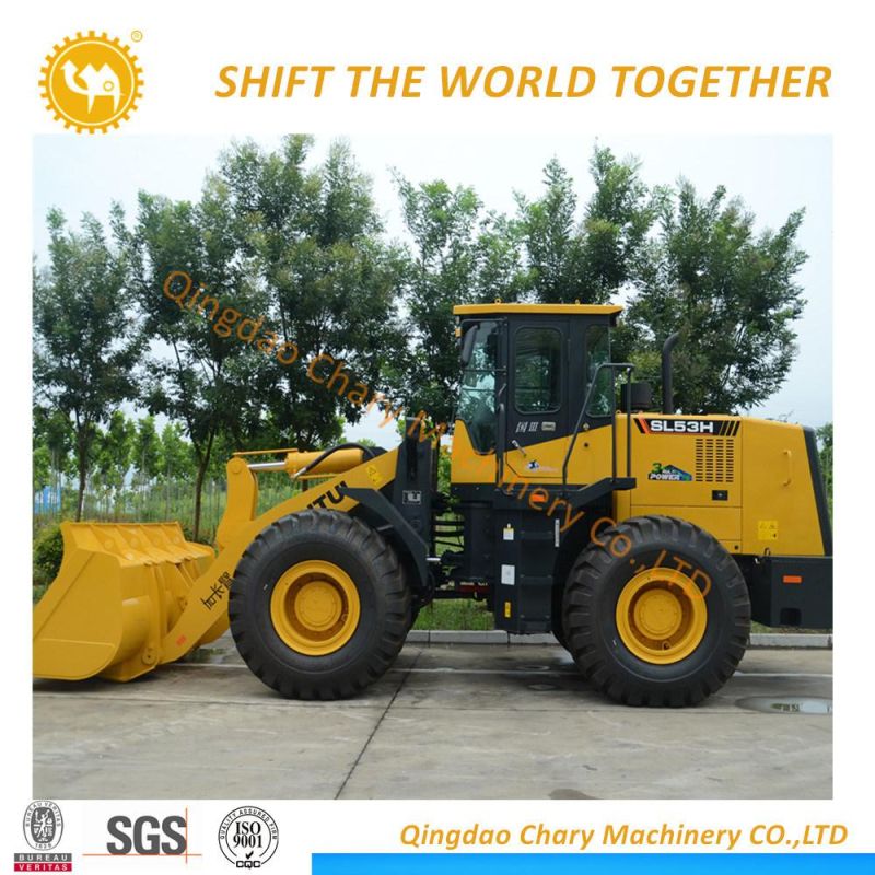 Earth Moving Machinery 5t Weight Shantui SL56h Wheel Loader for Sale