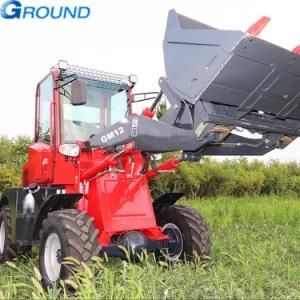 1.2ton mining front four wheel drive avant loader with good quality