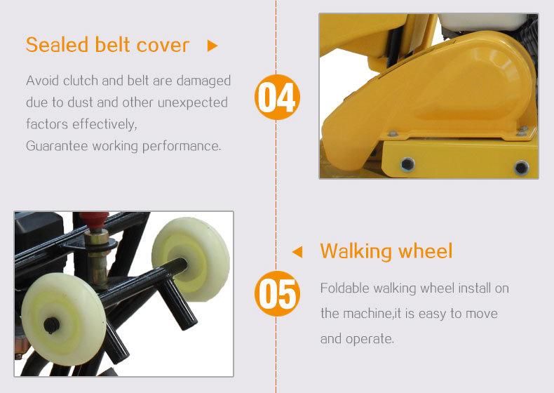 Hot Sale 90 Type Gasoline Plate Compactor 5.5HP Soil Plate Compactor