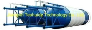 100t Movable Portable Horizontal Cement Silo