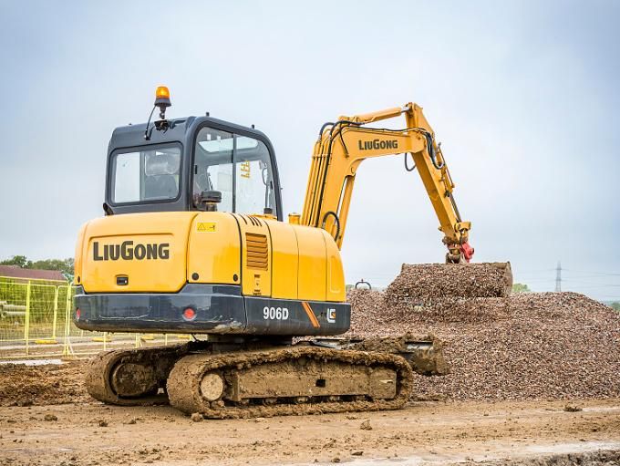 Liugong Excavators 4 Ton 0.11m3 Mini Digger 9035e Crawler Excavator