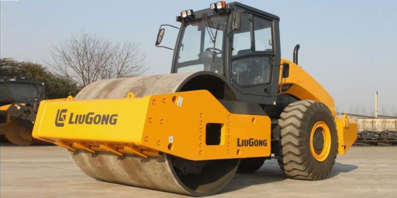 Chinese 20ton Vibatory Single Drum Road Roller 6120e