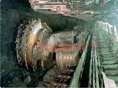 Highway Machinery. Cutting Head of Road Mixer.