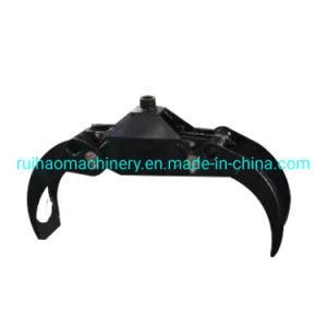 Farm Machinery Wood Log Grab Harvester Head for Excavator Parts