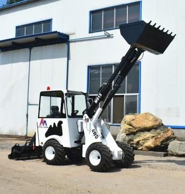 Chinese 4X4 Mini Tractor Front End Loader of 1500kg Loading