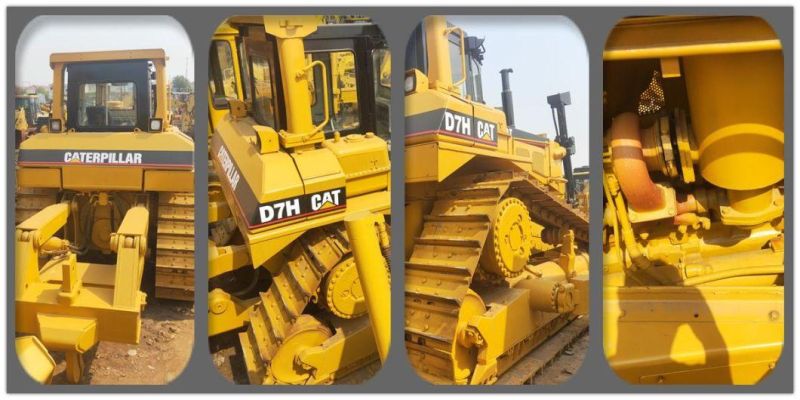 Used Crawler Tractor Caterpillar D7h Bulldozer Construction Machinery