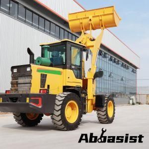 Abbasist AL25 Wheel Loader Bucket Capacity 4WD Hofloader with CE ISO SGS