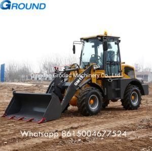 1.5ton mini front end loader for earth work with good quality and cheap price