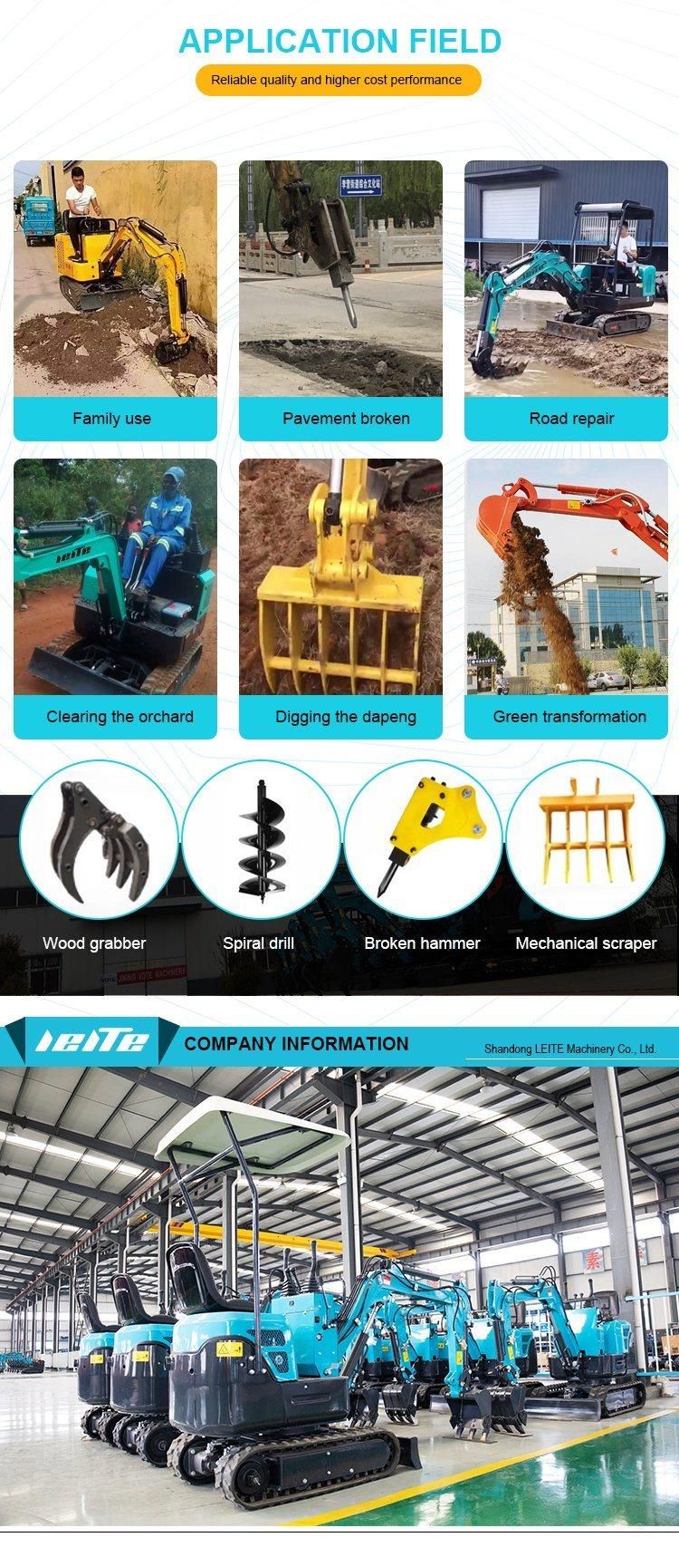 New Multifunctional Equipment Mini Excavator China Wheel Construction Excavator Vehicles Sale Prices Custom Made