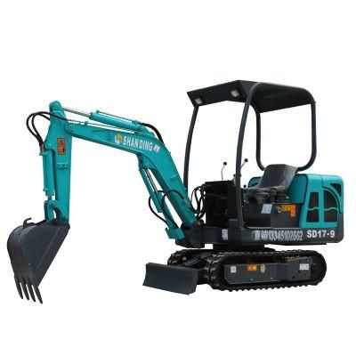 High Quality 1.6t 360 Mini Digger