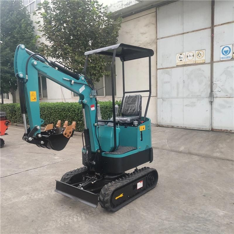 CE Certificate Hydraulic 1t 0.23m3 Bucket Mini Excavator for Sale