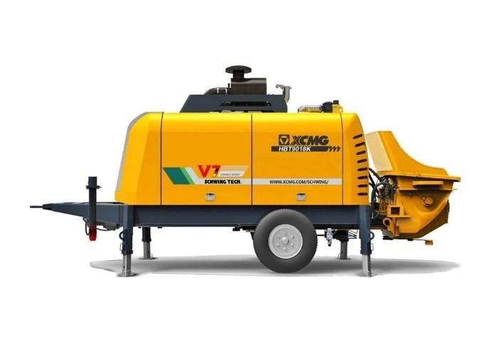 Concrete Machinery New Trailer Concrete Pump (HBT9018K)