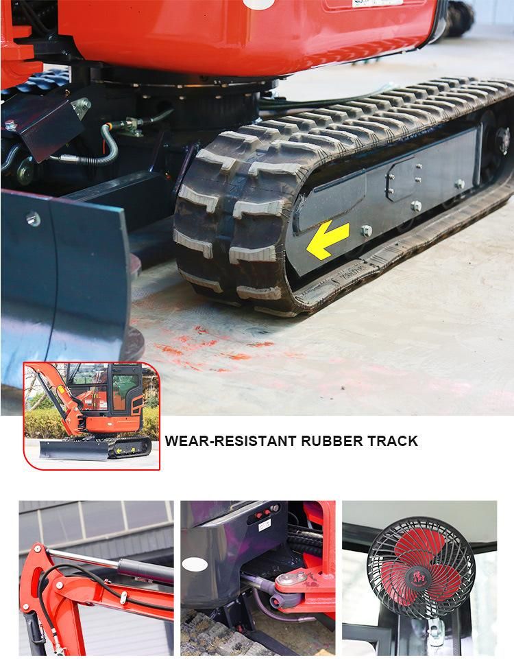 Chinese Mini Excavator Small Digger Import Mini Excavator 1 Ton 2 Ton for Sale Mini Crawler Excavator Prices