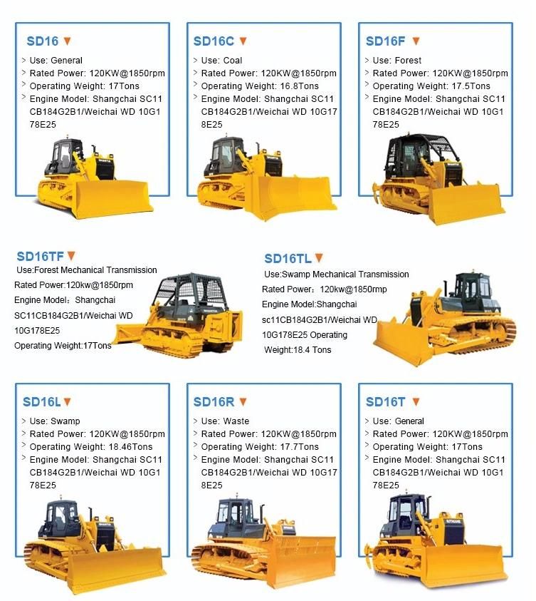 Used Shantui SD32/SD16/SD22 Bulldozer with Ripper