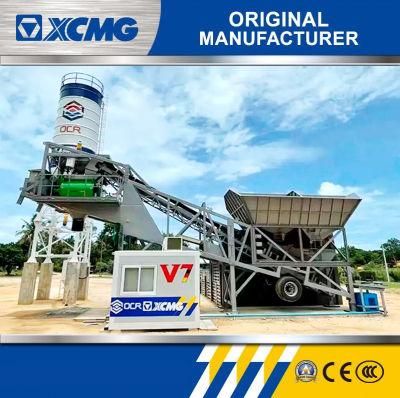 XCMG Official Hzs60vy Batch Plant Concrete Mobile 60 M3 Automatic Mobile Concrete Batching Plant