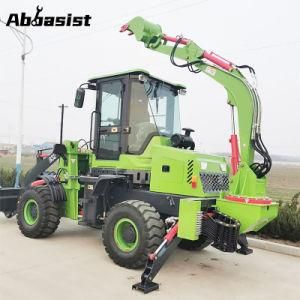 CE OEM ISO SGS AL16-30 3000kgs Compact Front End Mini Backhoe Loader for Farm Work