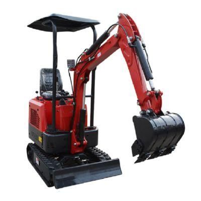 China Manufacturer 800kg Mini Hydraulic Crawler Earth-Moving Excavator