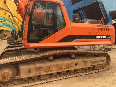 Used Doosan Dh55/Dh60/Dh80/Dh150/Dh215/Dh220/Dh225/Dh300/Dh370/Dh420 Crawler Excavator with Hydraulic Breaker Line and Hammer in Good Condition