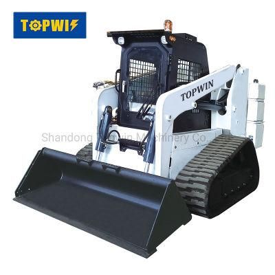Chinese Mini Skid Steer Loader Tracked with Attachment