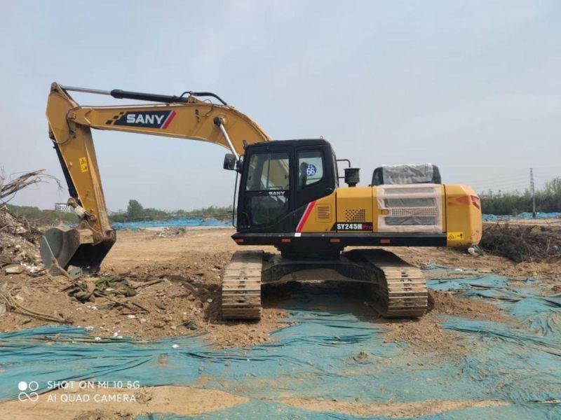 Second Hand Used Mini Excavator Excavators Hydraulic Digger Earth Moving Ming Crawler Sany Sy235 Sy215 Excavadora Usada Sy245h for Sale