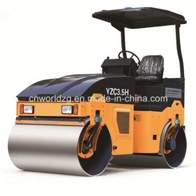 3ton Double Drum Roller with Hydraulic or Mechanical Transmission
