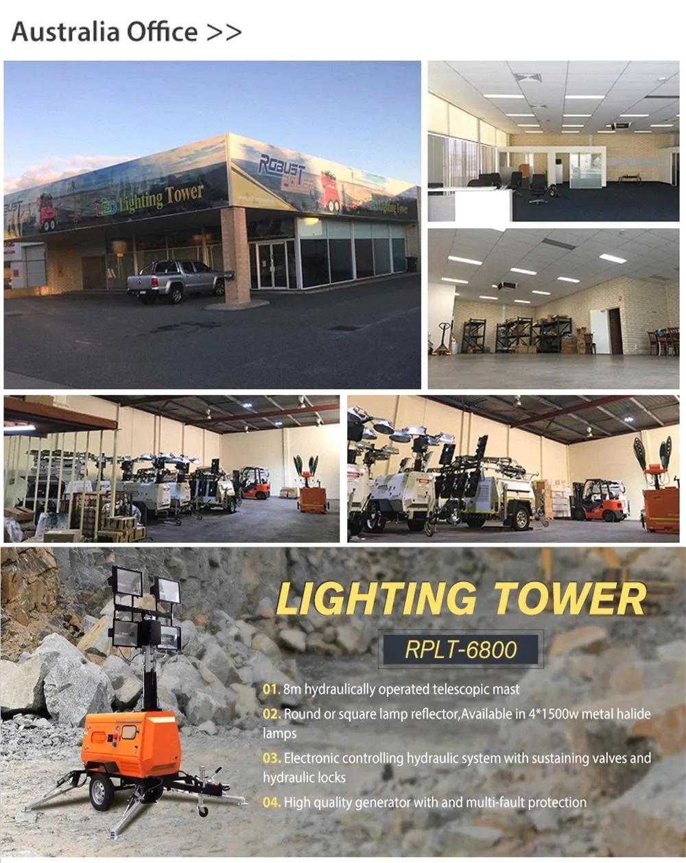 Portable OEM Diesel Generator Light Tower