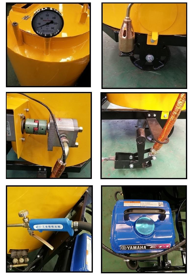 80L Liquefied Gas Asphalt Road Crack Sealing Machine for Sale