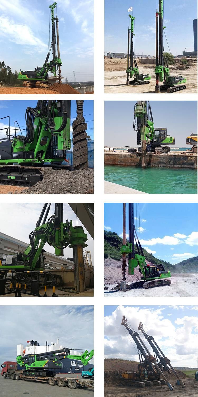 Tysim Kr300e Rotary Drilling Rig Piling Construction Equipment