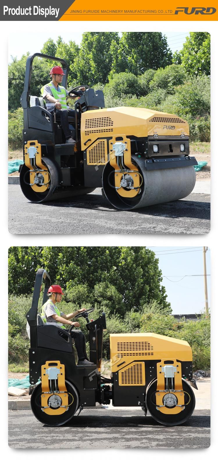 CE Approved Asphalt Construction Road Roller 3 Ton Vibratory Road Roller Compactor