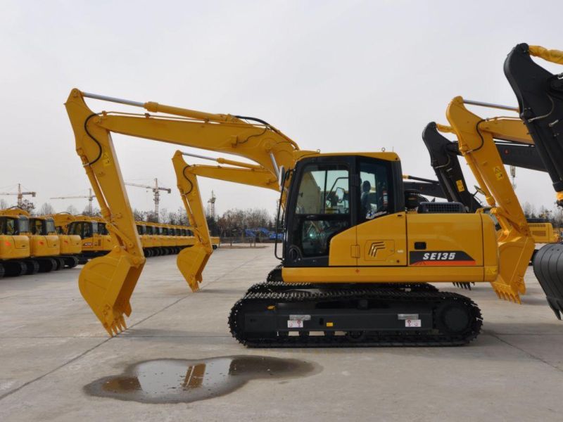 Shantui Hydraulic Crawler Excavator 13 Ton Se135 for Sale