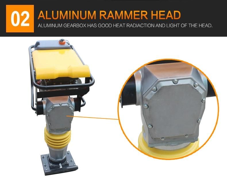 Gasoline Tamping Tamper Rammer Jumping Jack Plate Compactor