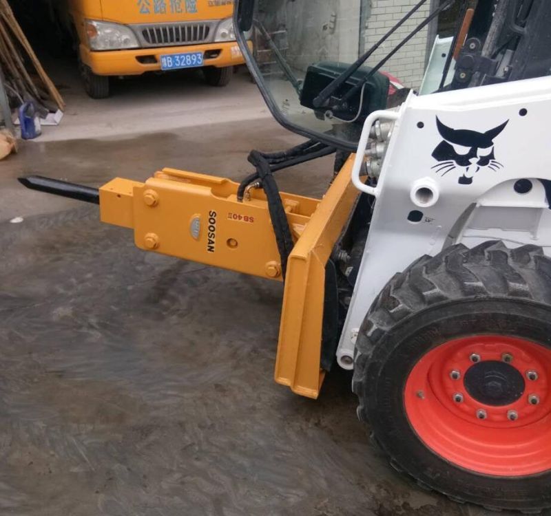 Skid Steer Breaker Hydraulic Hammer Attachment with Breaker Chisel