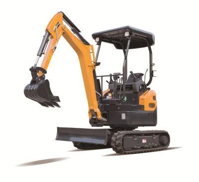 High Efficiency and Stability Kubota Engine Excavator 1.2 Ton 2 Ton Mini Diggers