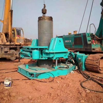 Casing Oscillator for Piling Ancillary Facility for Rotary Drilling Rigs
