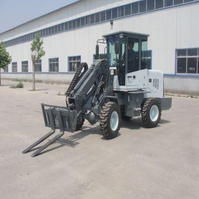 Telescopic Boom Long Arm Mini Wheel Loader for Sale