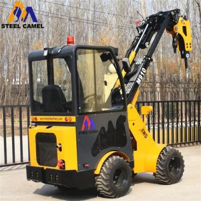 Small Home Construction Machine M910 Wheel Loader with Hammer/Mixer/Backhoe