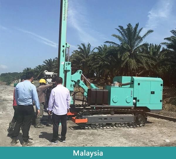 Hfpv-1A Solar Energy Photovoltaic Crawler Hydraulic Spiral Drilling Rig