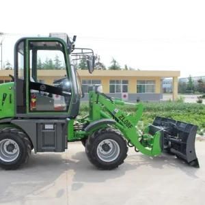MP 0.8 T Hydraulic Mini Wheel Loader with All Kinds of Implements