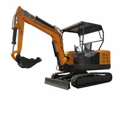 Shandong Small Work Mini Crawler Excavator At35 Crawler Excavator Open Cabin Price for Sale