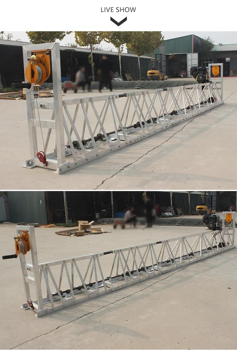 Vibratory Truss Road Finishing Leveling Concrete Screed Machine