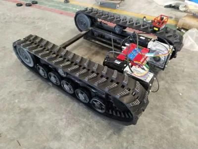 Rubber Track Chassis/Undercarriage with Power Transmission Dp-SD-250