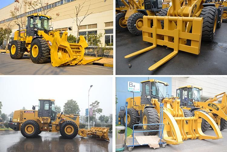 XCMG Manufacturer Zl50gn 5 Ton Small Articulated Compact Tractor Front Wheel Loader Price List