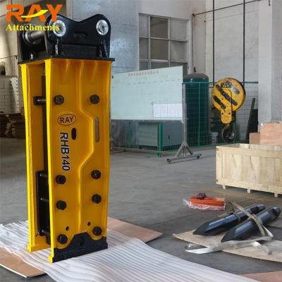 Concrete Rock Breakers Excavator Hydraulic Hammer with Chisels