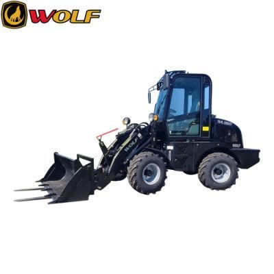 Qingdao Mini Dumper Zl12 Skid Steer Wheel Loader for Construction