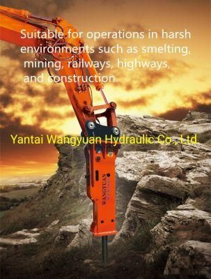 Hydraulic Rock Hammer for 11-15 Ton Kobelco Excavator