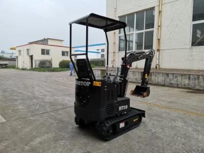 CE/ISO/EPA Certification 1000kg Factory Directly High Quality Small Excavator Mini Digger Smallest Micro Mini Excavator