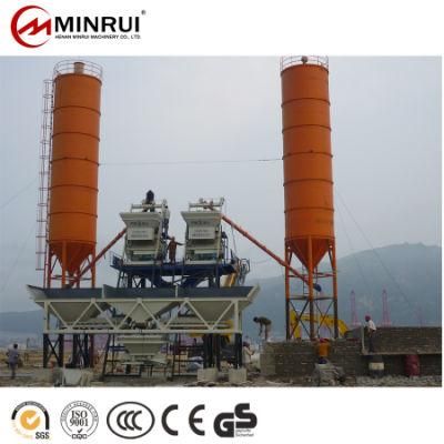 3 Pins Micro Foundation Free Concrete Mixing Batching Plant